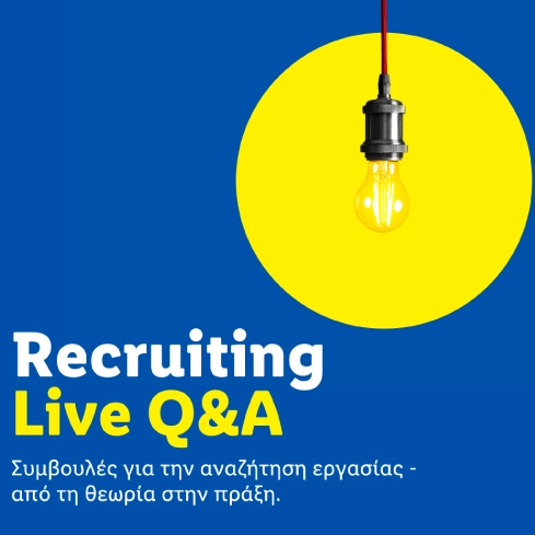 recruiting live banner with lidl recruiting team